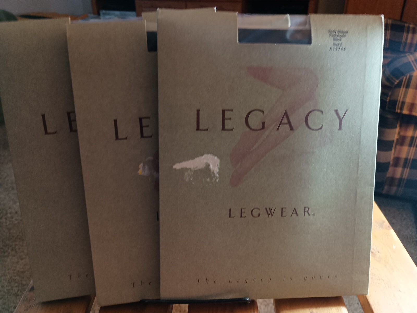 Legacy Legwear Pantyhose Size E Black Body Shaper  QVC New Old Stock