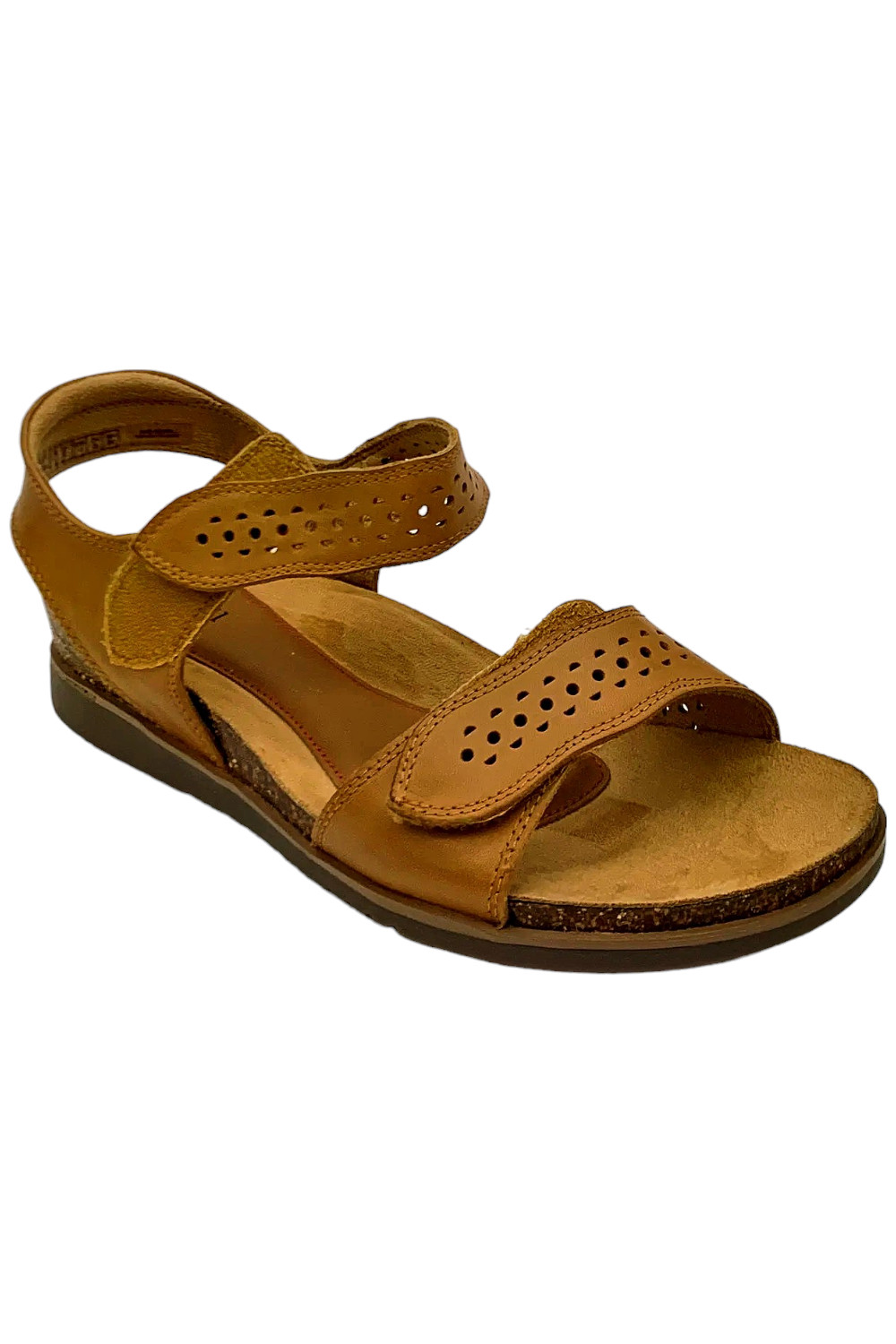 Cobb Hill Leather Two-Piece Sandals - May Wave Amber