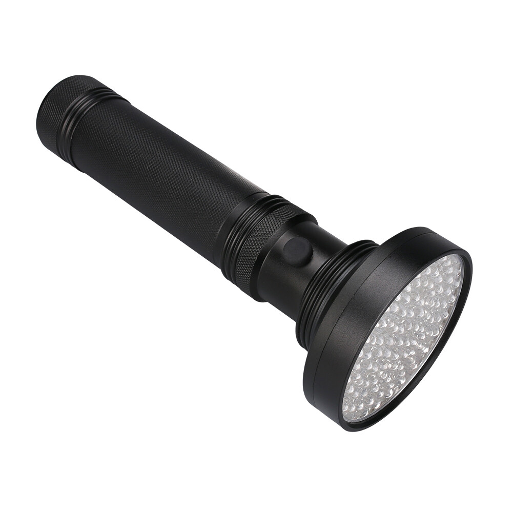 100 LED UV Flashlight Ultraviolet Blacklight Detector Handheld Torch Light 395nm