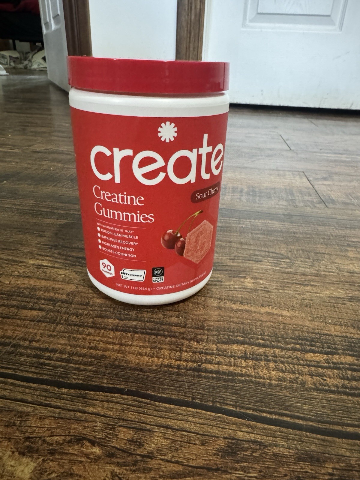 Create Creatine Gummies Sour Cherry (90 count)