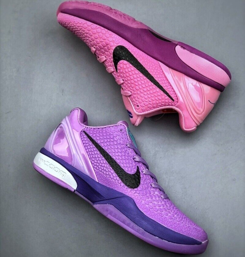 New NK Zoom Kobe 6 COTTON CANDY Women's Sports Shoes CW2190-150 authentic