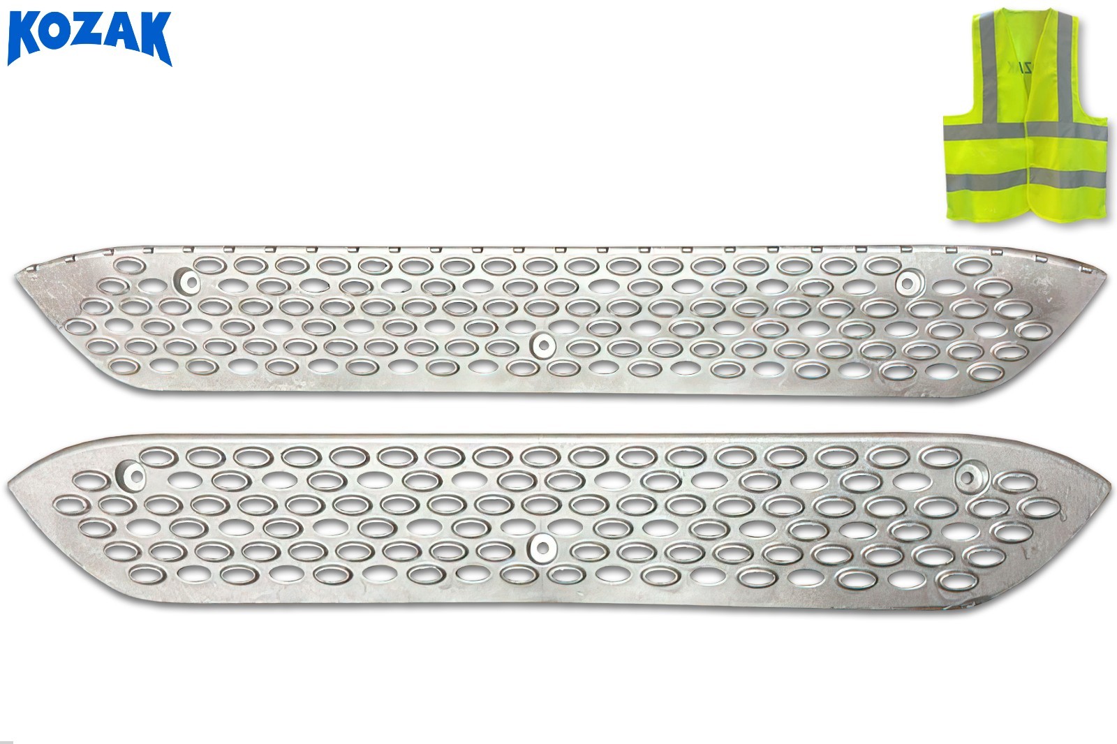 Front Fairing Upper & Lower Metal Steps Set Compatible with Peterbilt 579 2022+