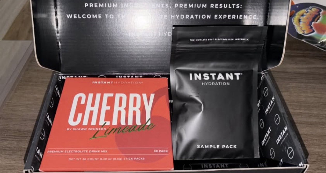 Instant Hydration Cherry Limeade Electrolyte Drink Mix Powder, 30 Pack