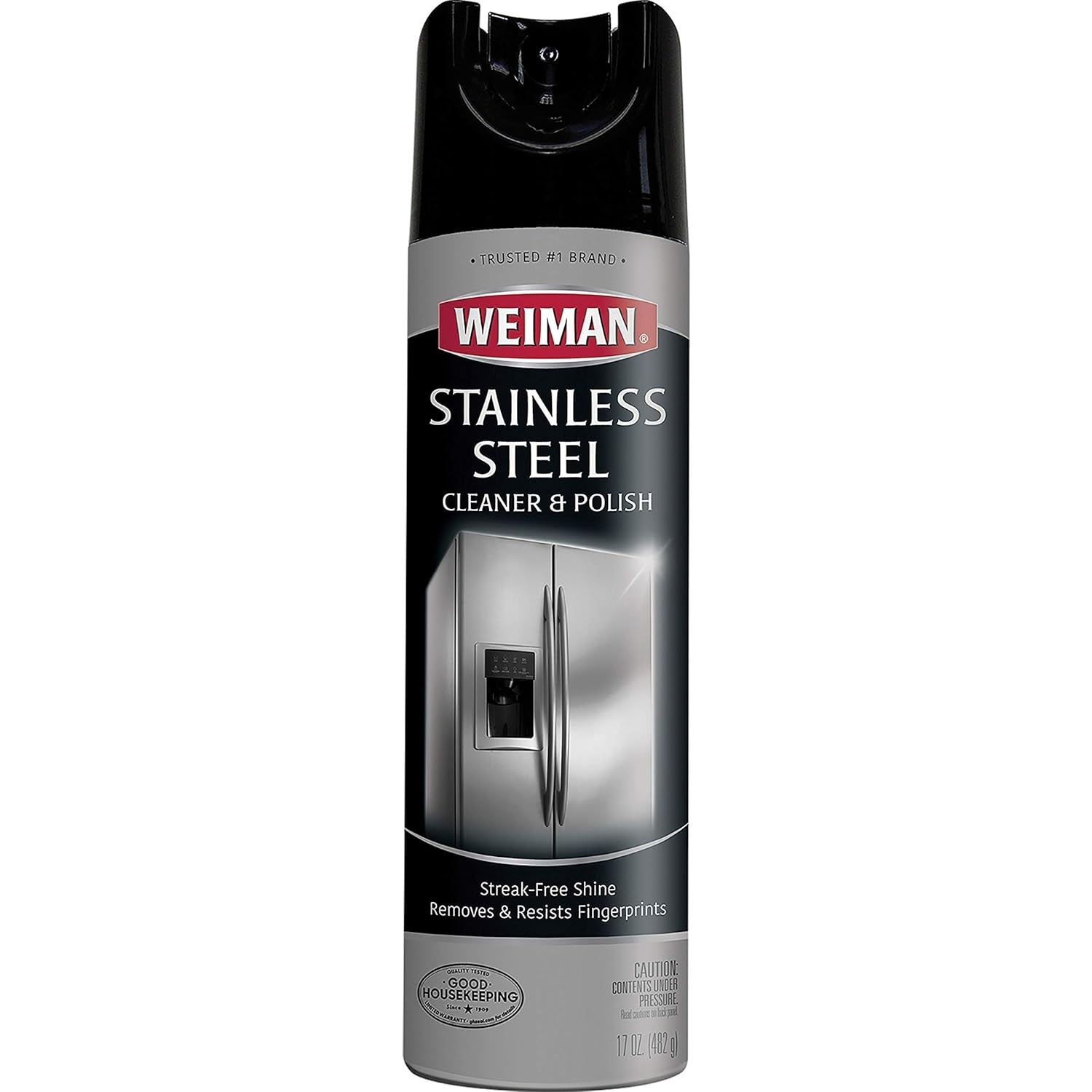 Weiman Stainless Steel Cleaner and Polish Spray, 17 oz, Pack of 1 - NEW