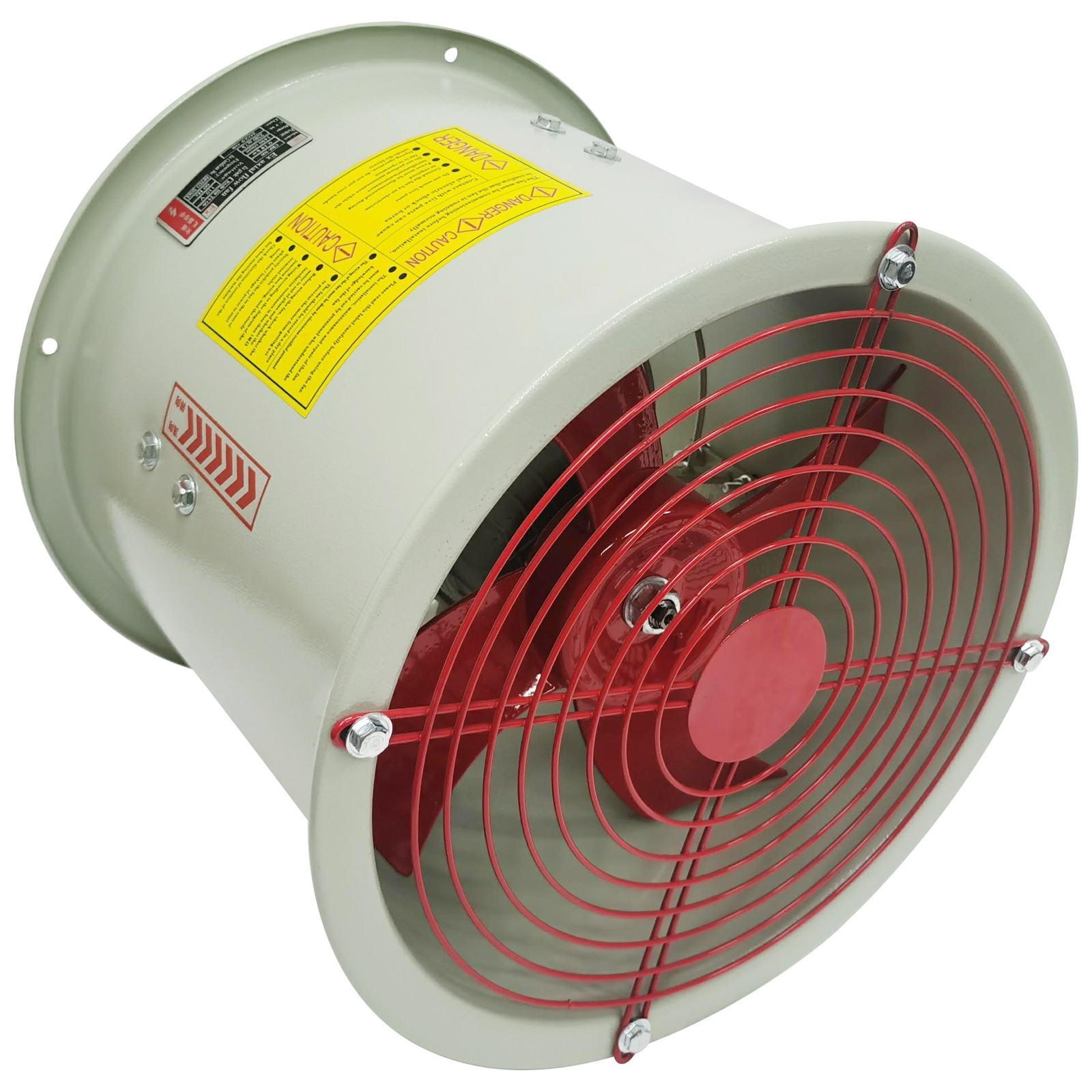 12" Hazardous Location Axial Fan Explosion-Proof Inline Duct Blower Ventilation