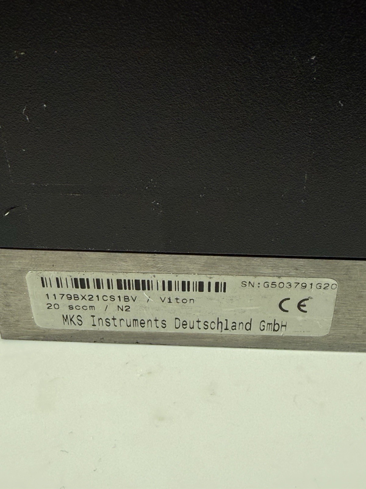 MKS Mass Flo Controller 20 sccm 1179BX21CS1BV