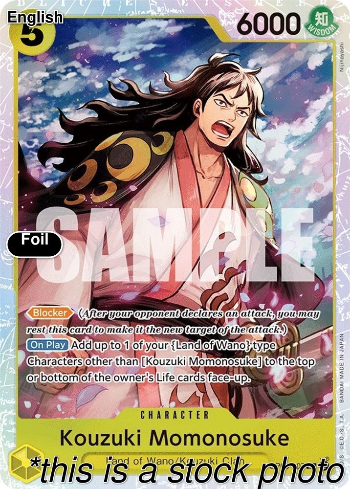Kouzuki Momonosuke [OP06 - OP06-107] Super Rare NM