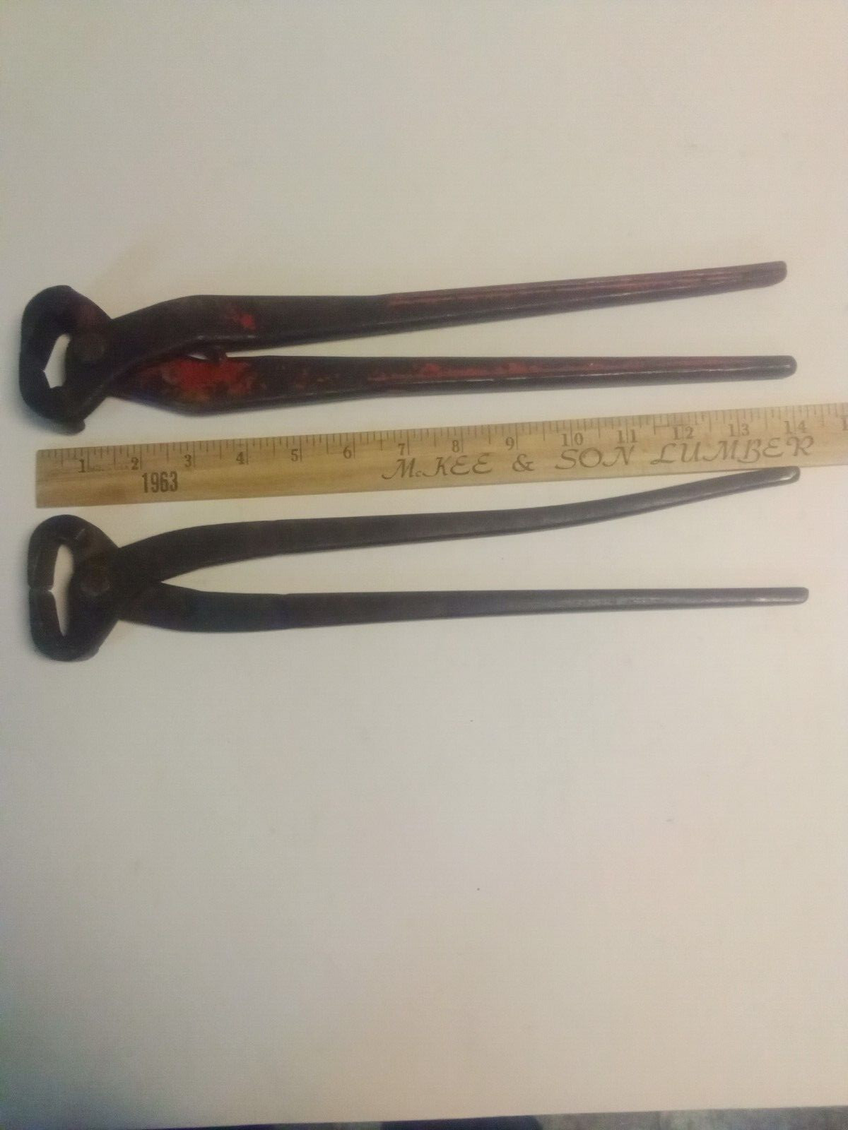 Champion DeArment 14" Cutter Nipping Tool Lot of 2, Blacksmithing, Horse Shoeing