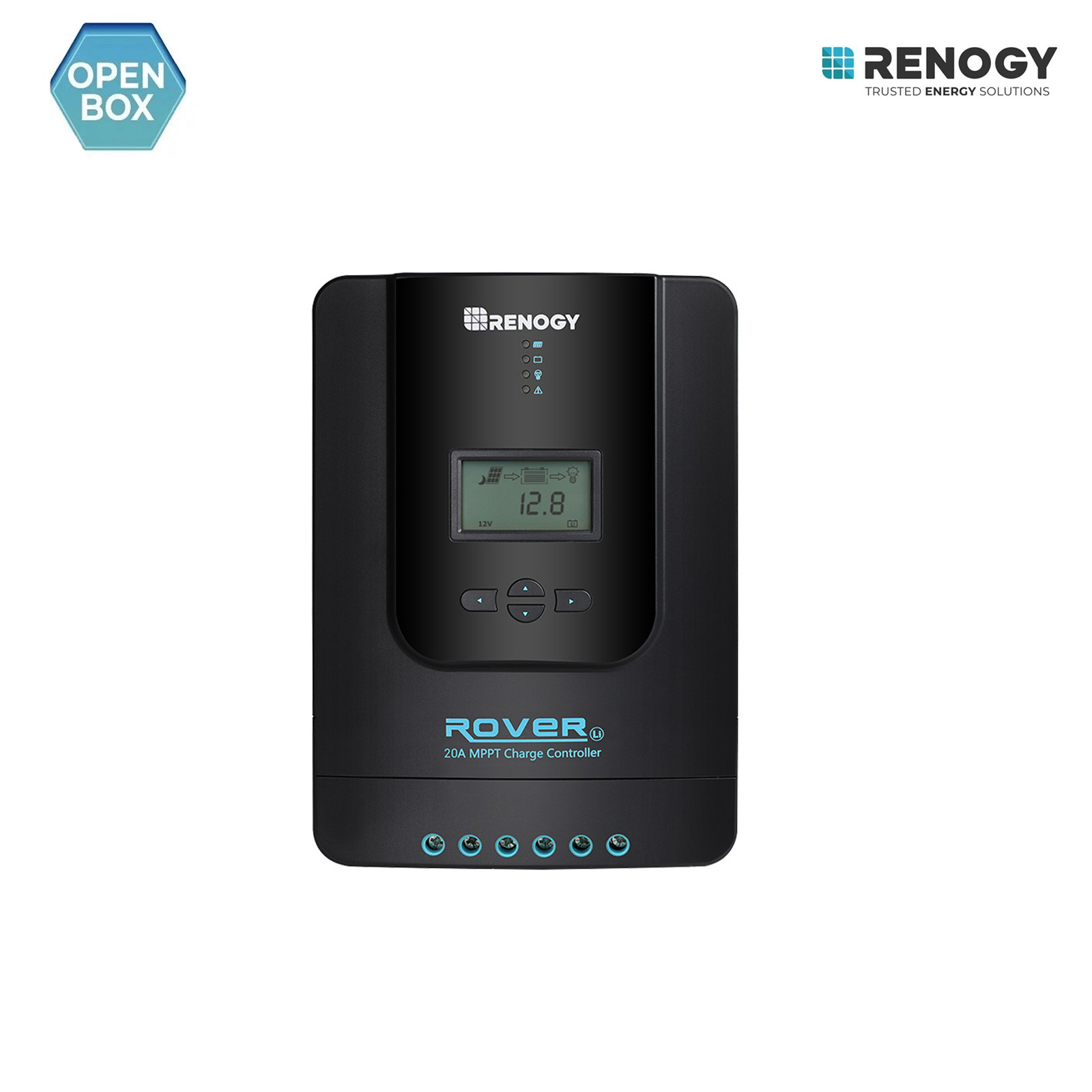 Renogy 20 Amp 12V/24V DC Input MPPT Solar Charge Controller Open Box