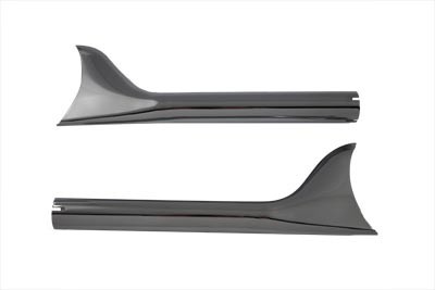 Straight 18 inch Fishtail Extension Set fits Harley Davidson