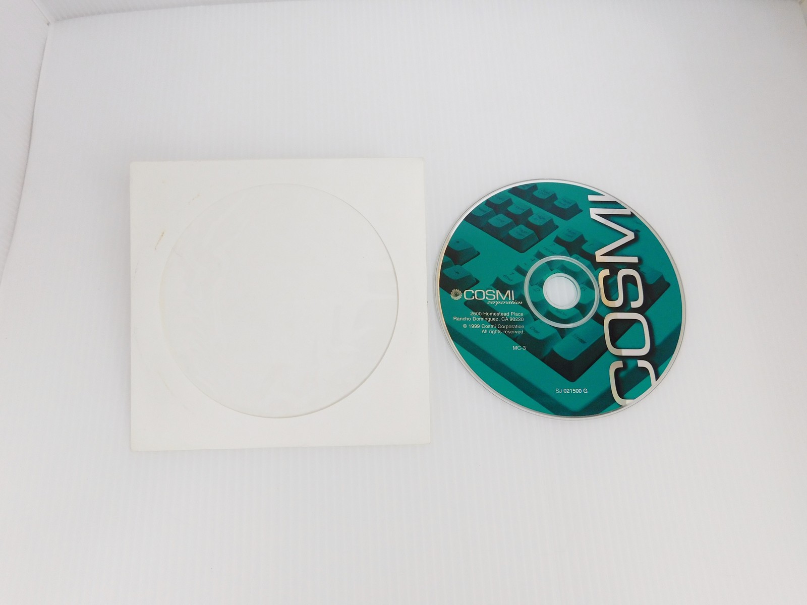 COSMI Corporation Utility Software CD-ROM for Windows 95 98 ME Vintage 1999