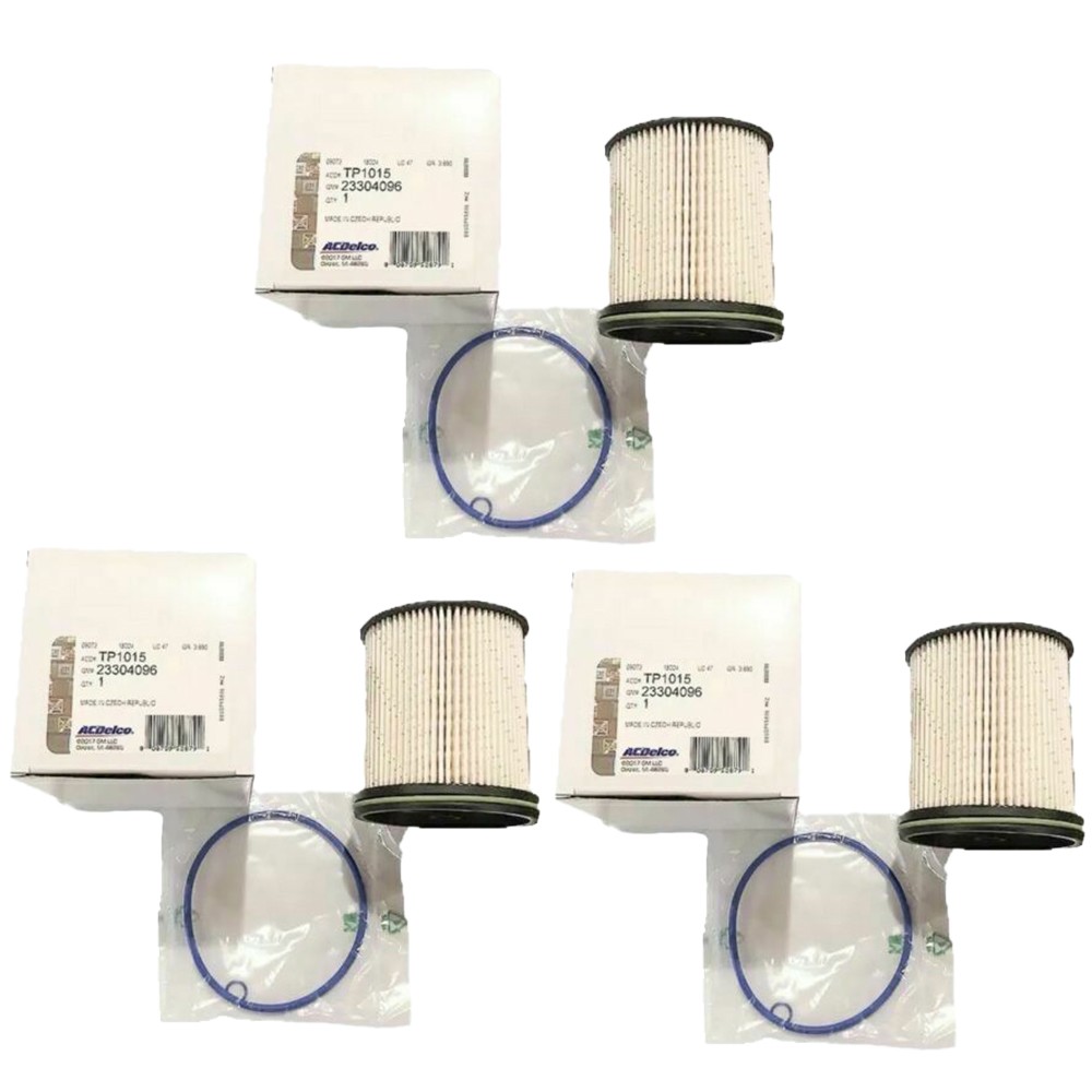 Genuine ACDelco Fuel Filter & Gaskets 23304096 TP1015 for Chevrolet GMC 3Pack
