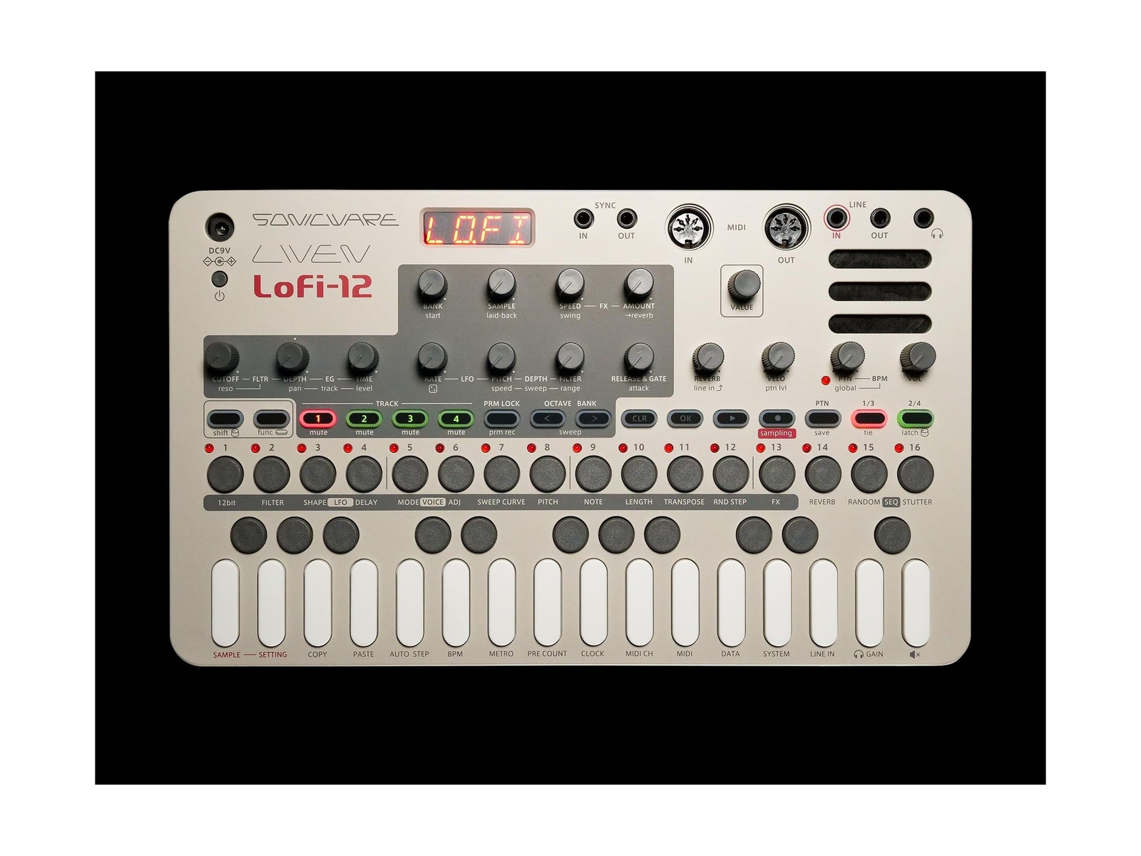 Liven Lofi-12 [Lo-fi Groovebox & Sampler] Retro sampling with 12bit Sampler m...