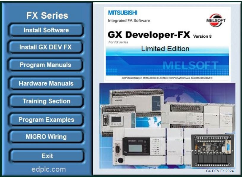 Starter Kit PLC Controller 24V Migro Developer Ladder Logic Programming Software