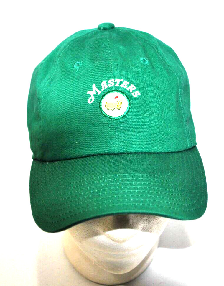 Vintage American Needle Masters Hat Cap Green One Size Adjustable Hat Cap.