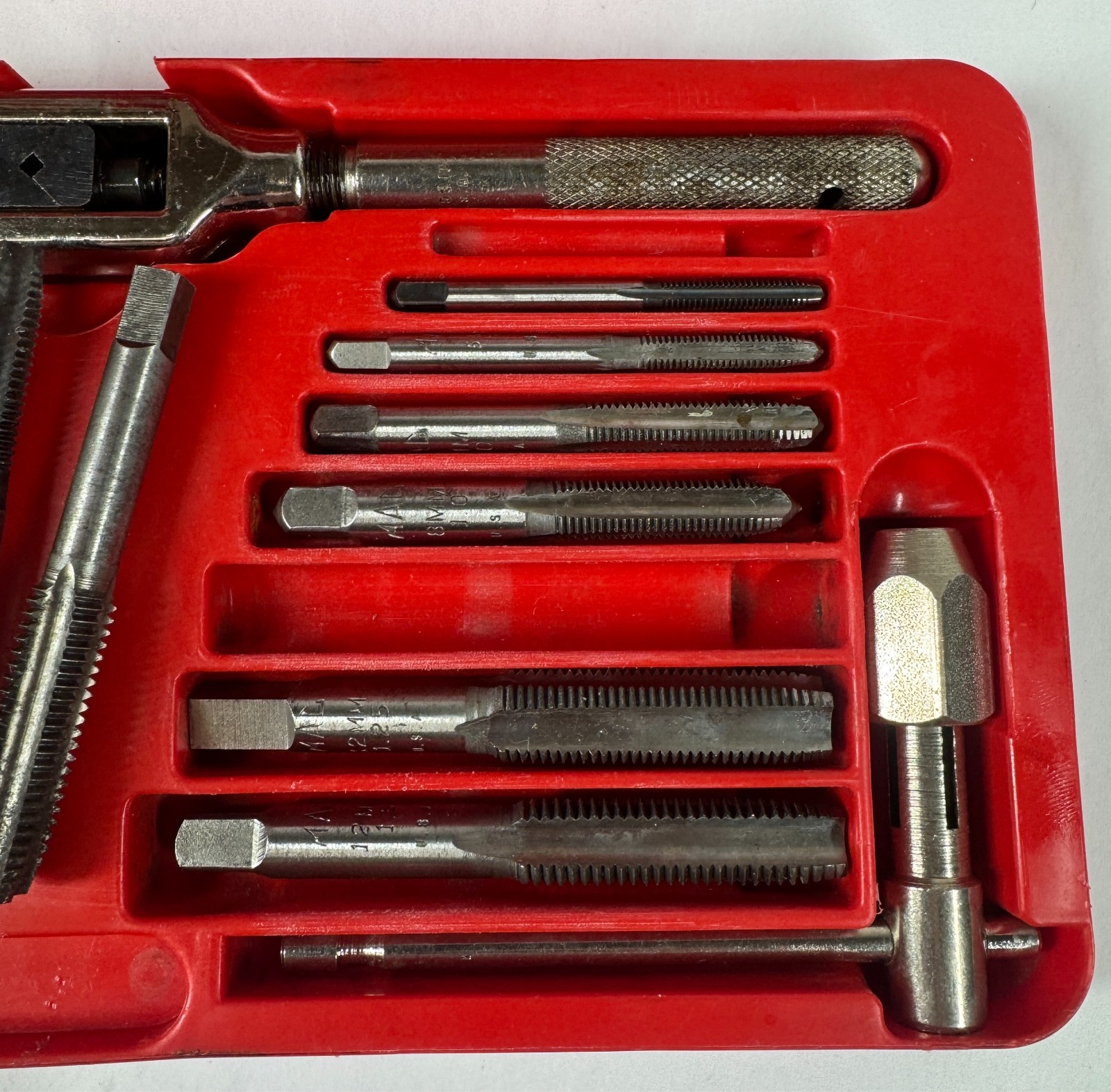 MAC Tools METRIC #8017TS 8017TS Tap & Die Threading SET Incomplete Cleaned