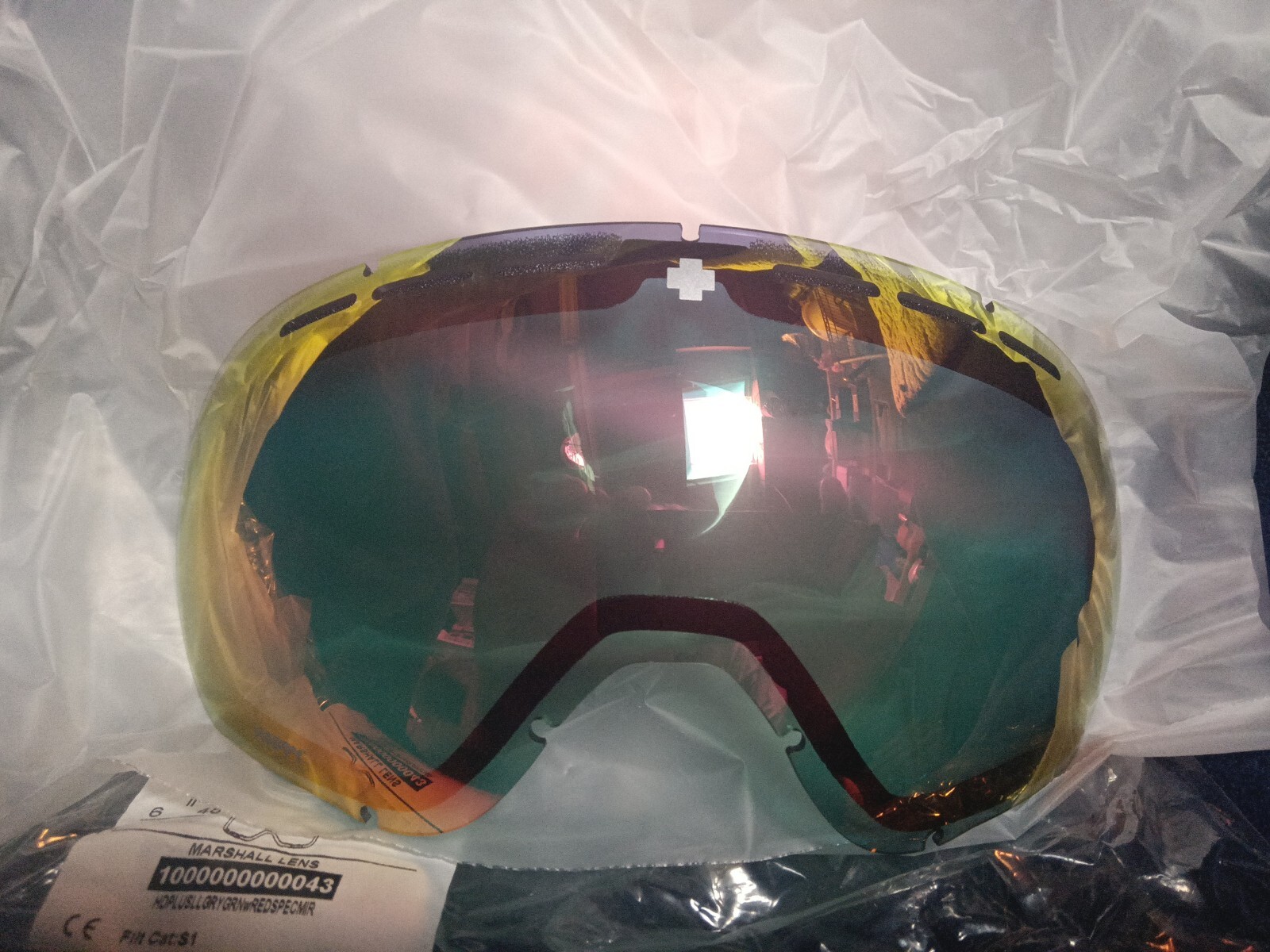SPY Marshall Replacement Lens LOW LIGHT HDPLUSLLGRYGRNw/REDSPECMIR.  OEM!