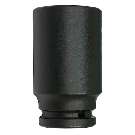 Westward 21Wl02 Westward 3/4 In Drive Impact Socket Deep Socket,  Black Oxide, 1