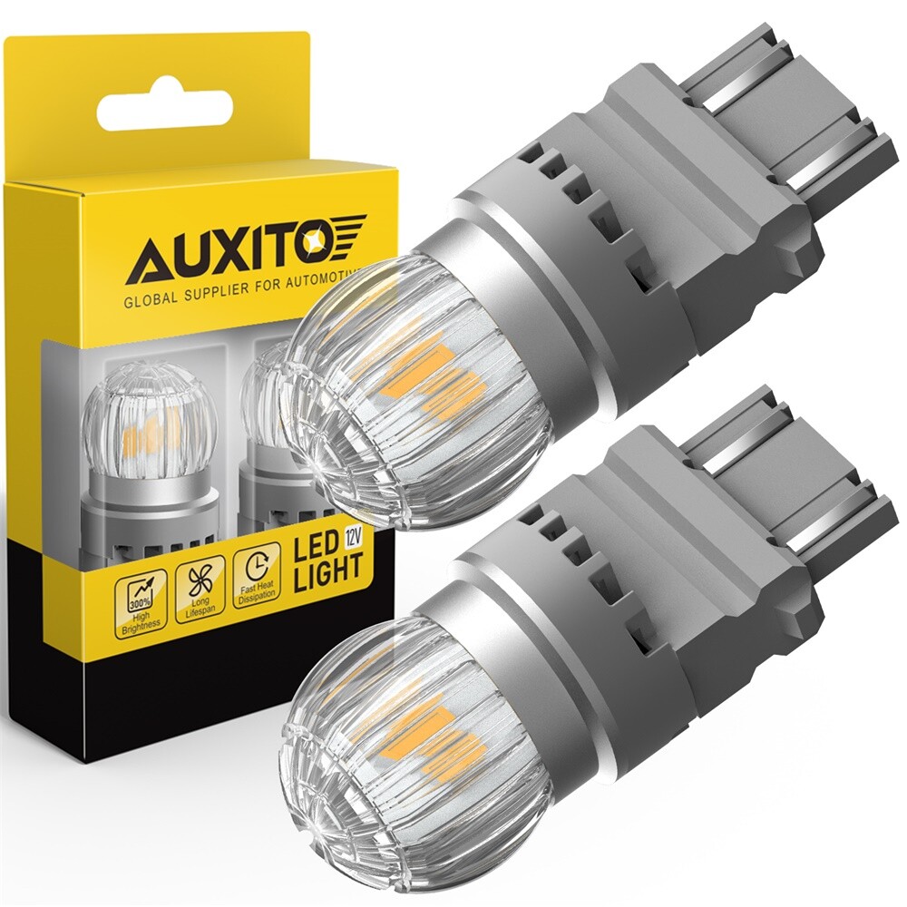 3157 3157A Yellow/Amber LED Turn Signal Bulb Light For Chevy Silverado 1500 2500