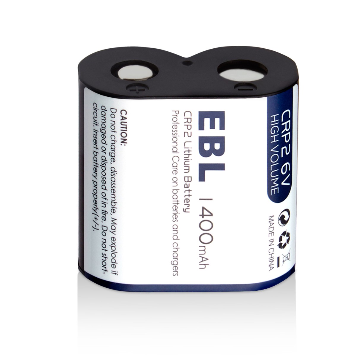 6V 1400mAh CR-P2 Lithium Photo Battery Replaces 223A, 2CR-P2, EL223AP,  DL223A