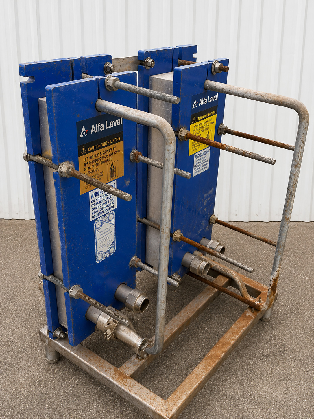 2 Alfa Laval Plate Heat Exchangers M6-MFG Stainless Food Grade
