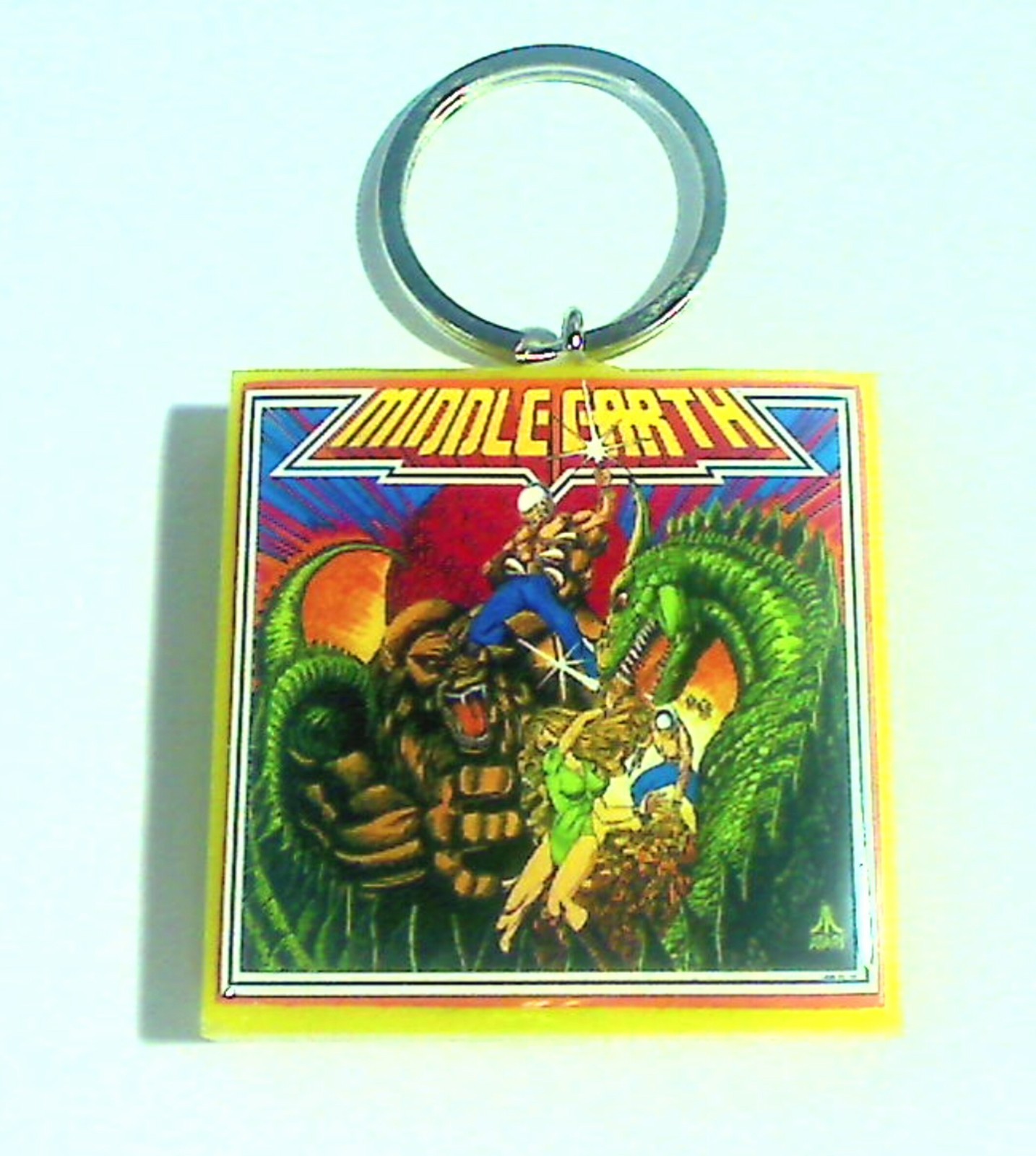 Atari Middle Earth Pinball Backglass Keychain