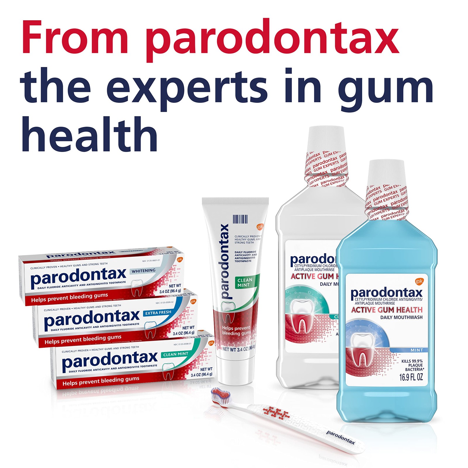 Parodontax Active Gum Repair Toothpaste, Gum Toothpaste, Fresh Mint - 3.4