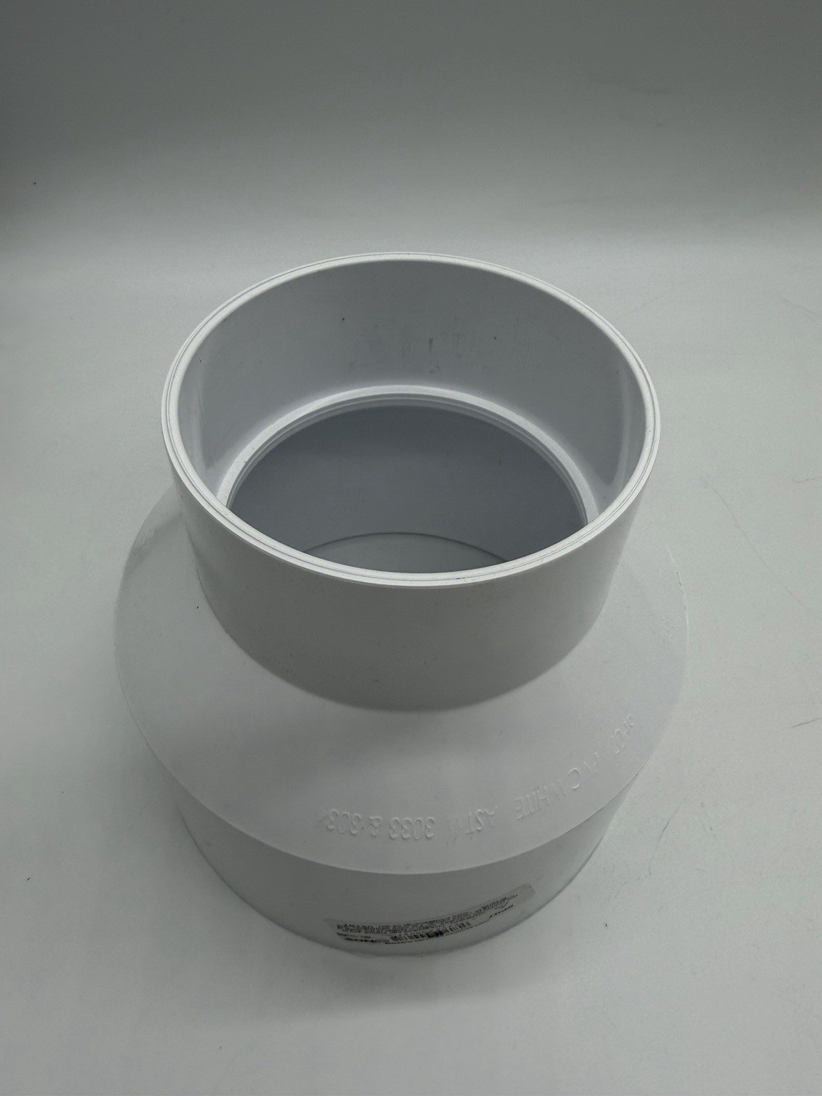 NDS PVC S&D Increaser Reducer Coupling 4" x 6" Hub Sewer Drain Fitting 6P07