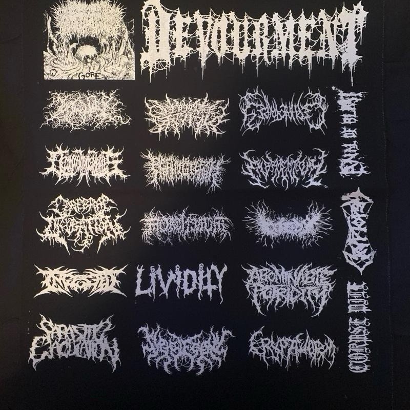 Brutal Death Metal Patches Sheet