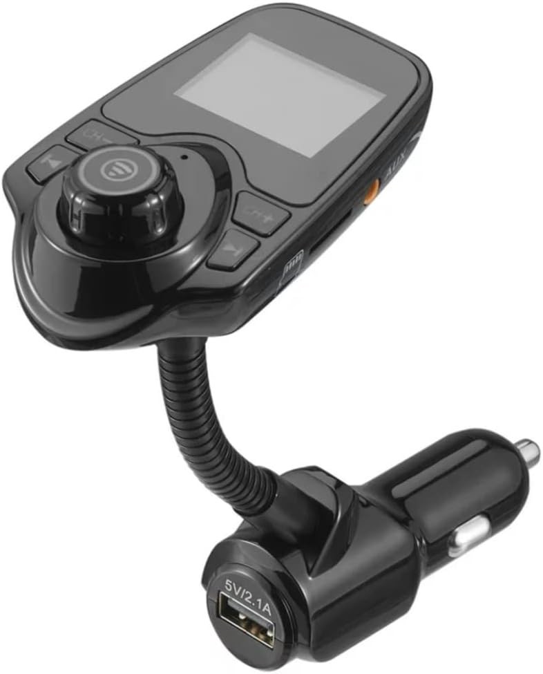 ONN Wireless FM Bluetooth Transmitter Wireless Audio Adapter for Electronics