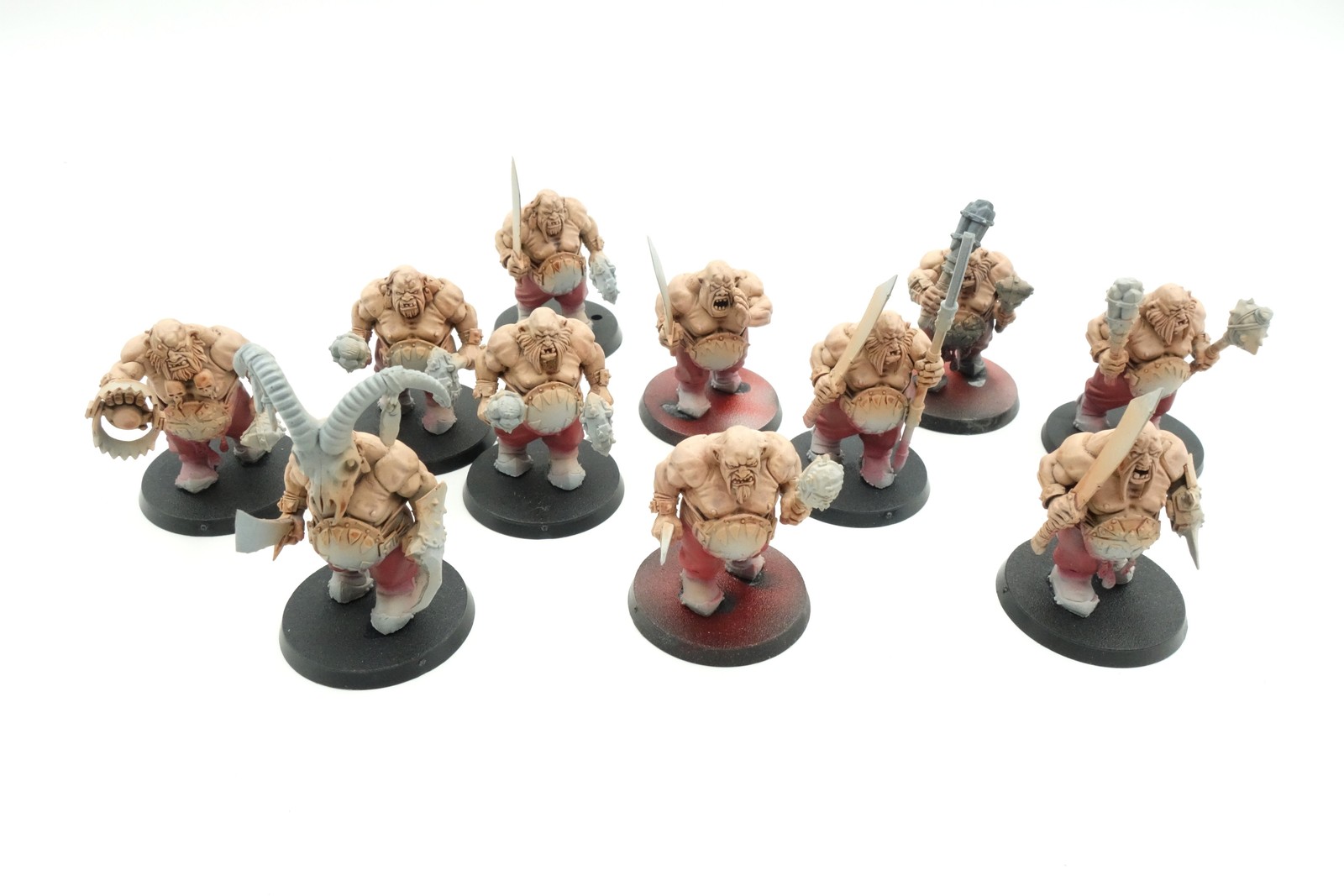 Ogor Gluttons [x11] Ogor Mawtribes [Warhammer AoS] Partial Painted