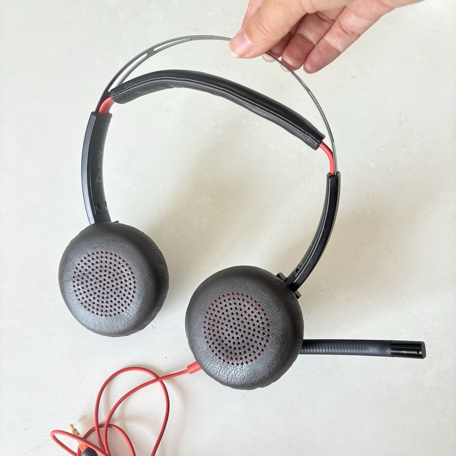 Poly C5220T Blackwire Headset ~Tested Working Great