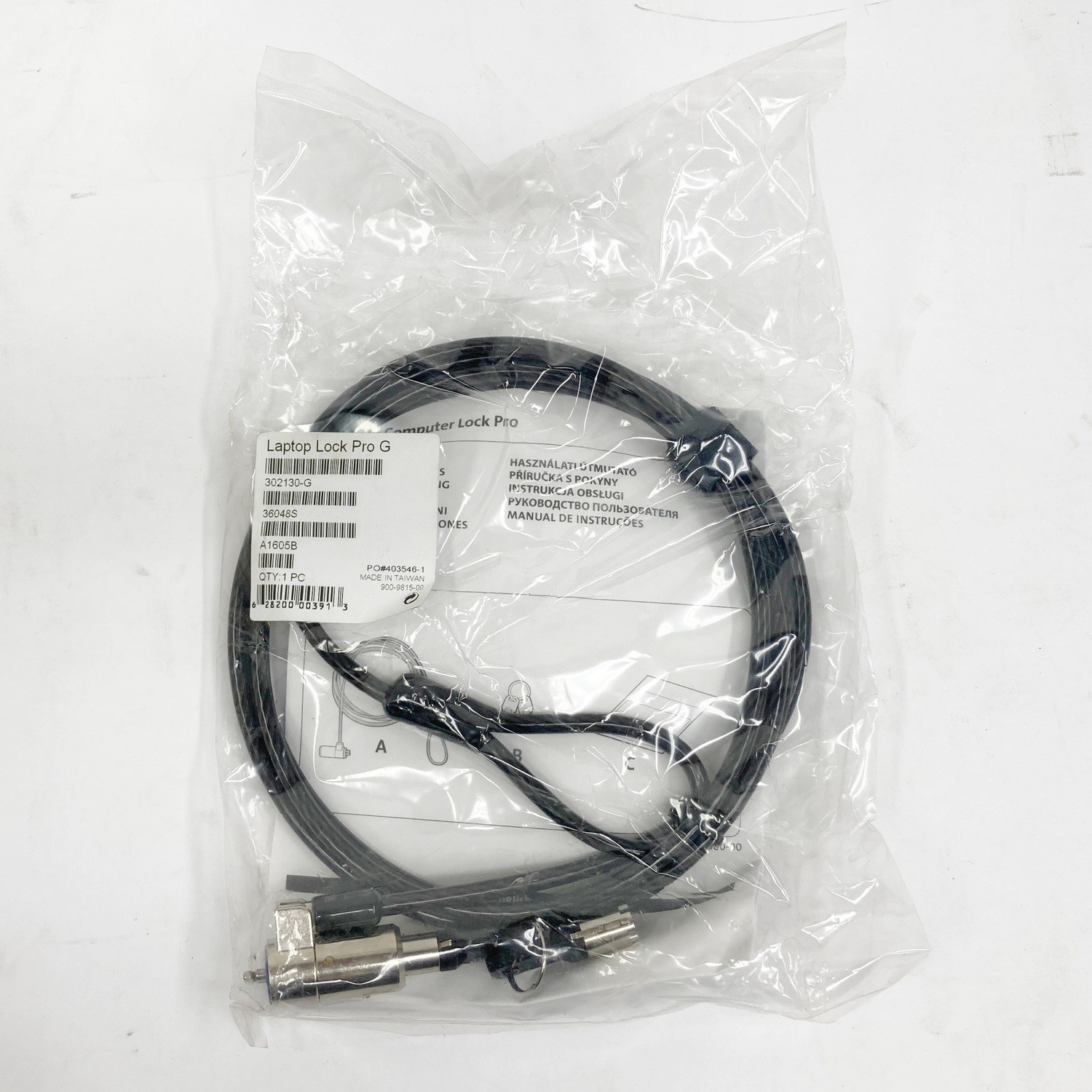 Laptop Cable Lock Pro Round Key