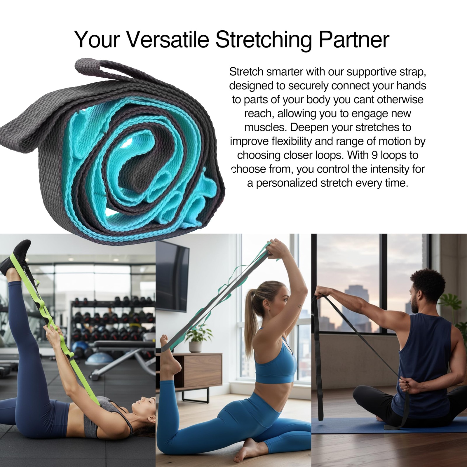 321 STRONG 5 in 1 Foam Roller Set Includes Hollow Core Massage Roller with End C