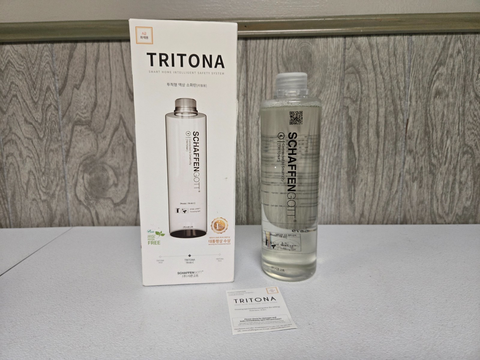 TRITONA Schaffengott Throw-Type Liquid Fire Extinguisher, Refill Solution