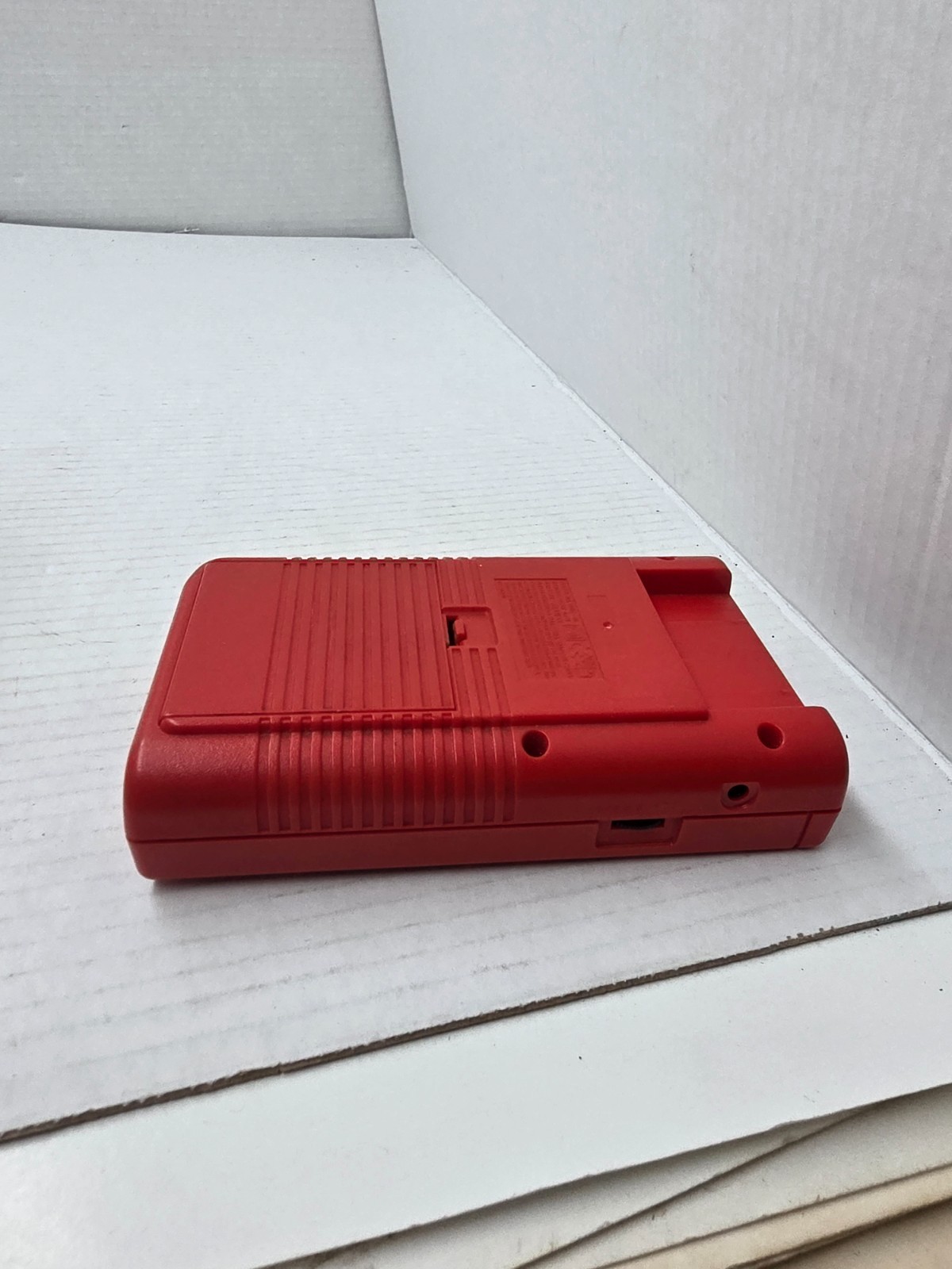 RED Gameboy Original DMG-01 Console Tested and Working Good #B16