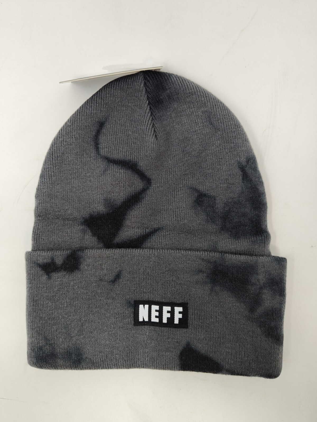 Neff Beanie Hat Tie Dye Gray + Black Kids Teen Adult OSFM NWT