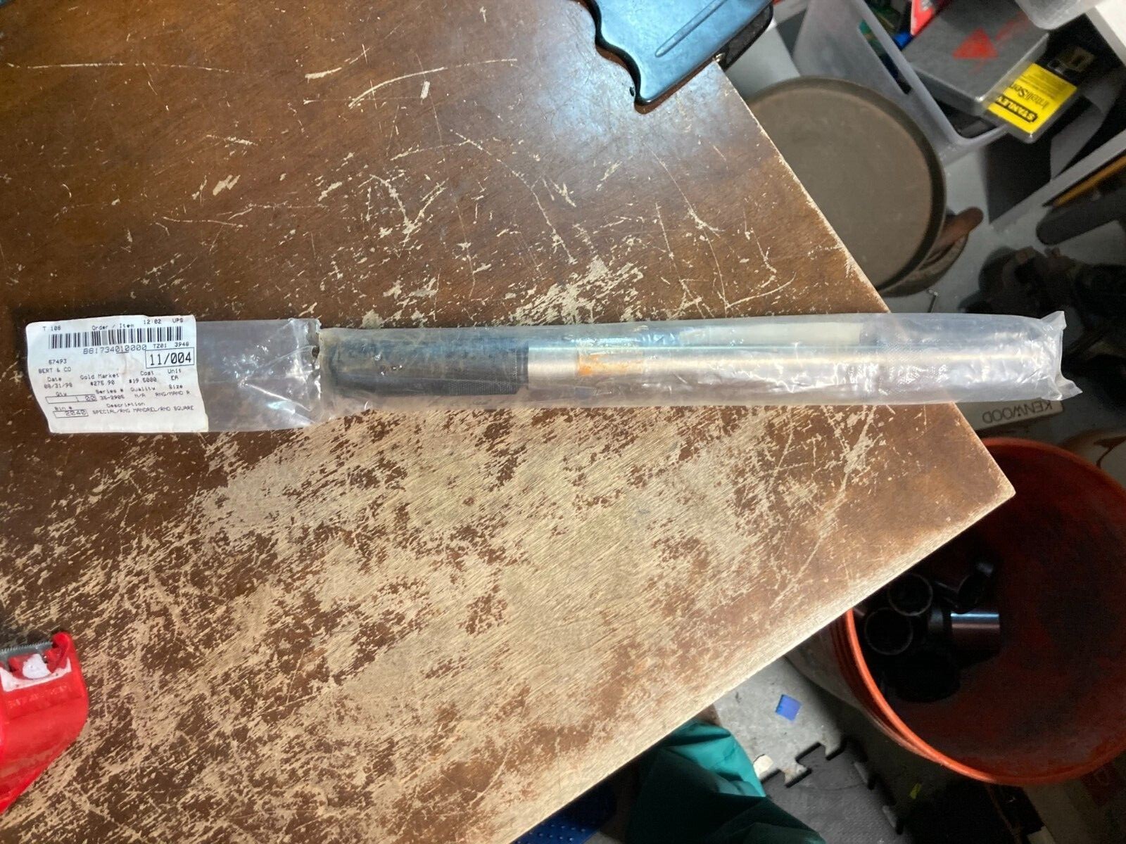 NOS Stuller Heavy Steel Jeweler's Shaping Forming Mandrel NIP Hammering Jewelry