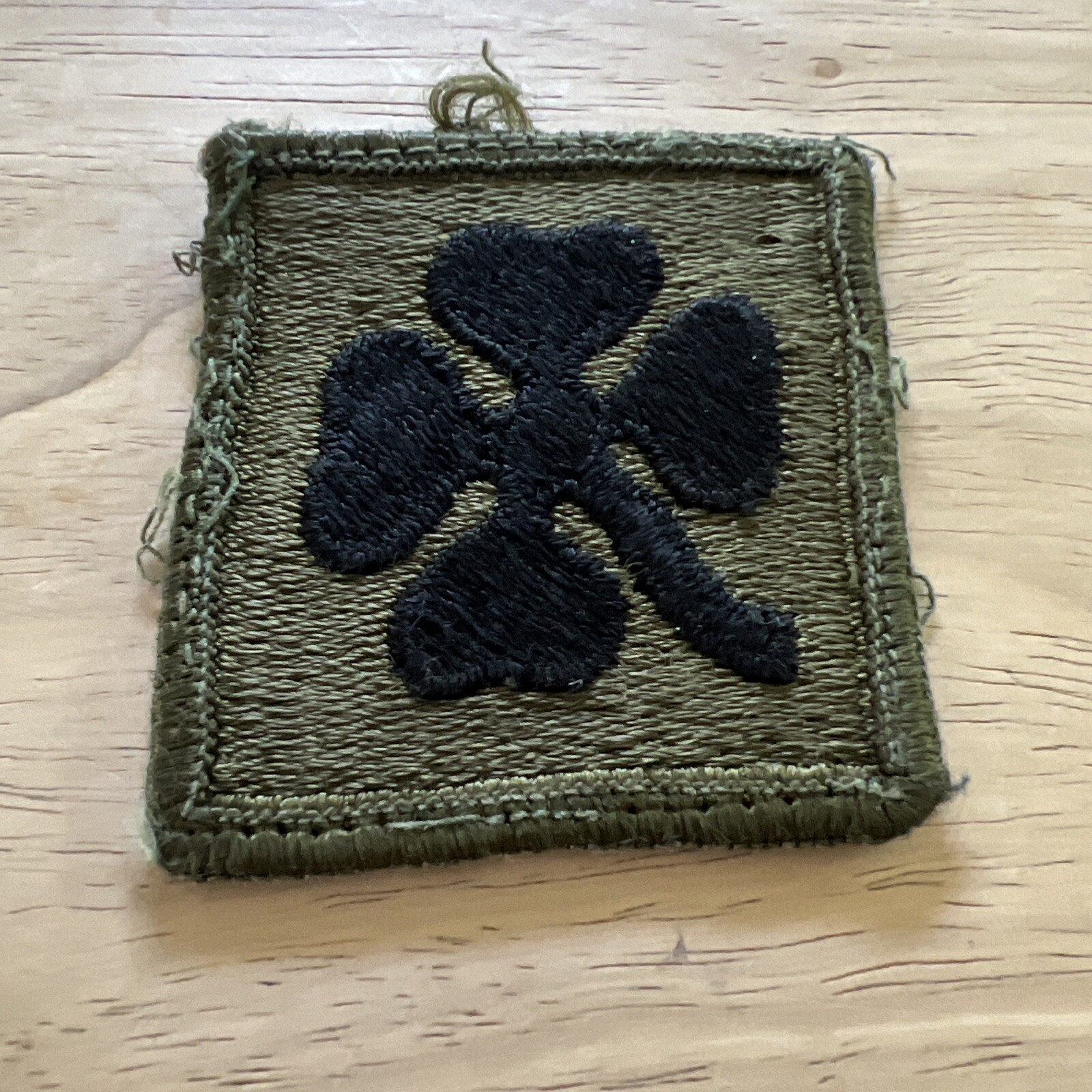 US 4th Army combat subdued shoulder patch