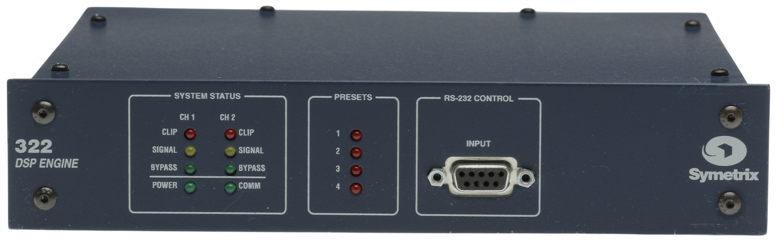 Symetrix 322 DSP Digital Audio Dynamics Processor AGC Auto/Remote Gain Control