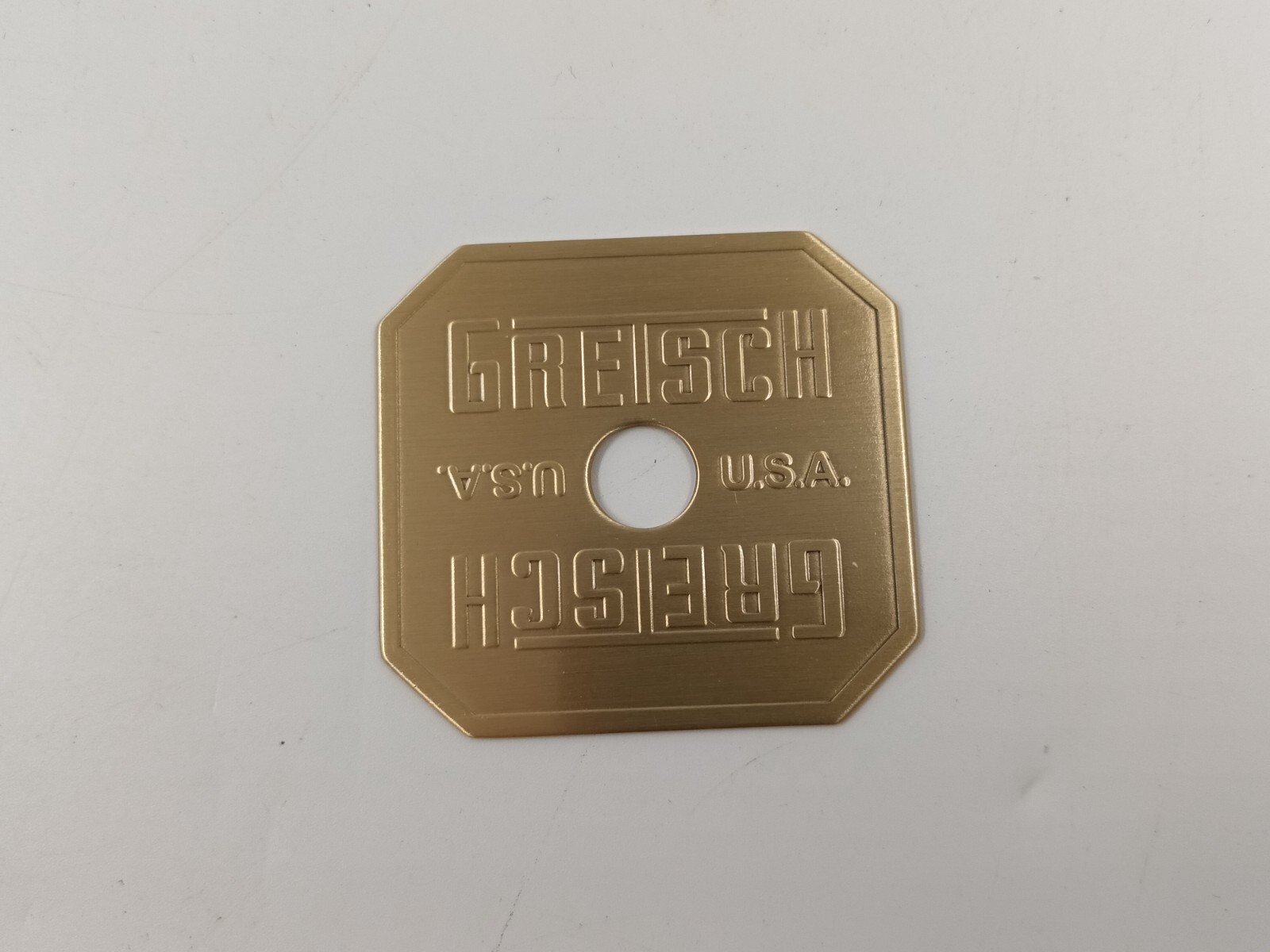 Gretsch Square Drum Badge - Repro