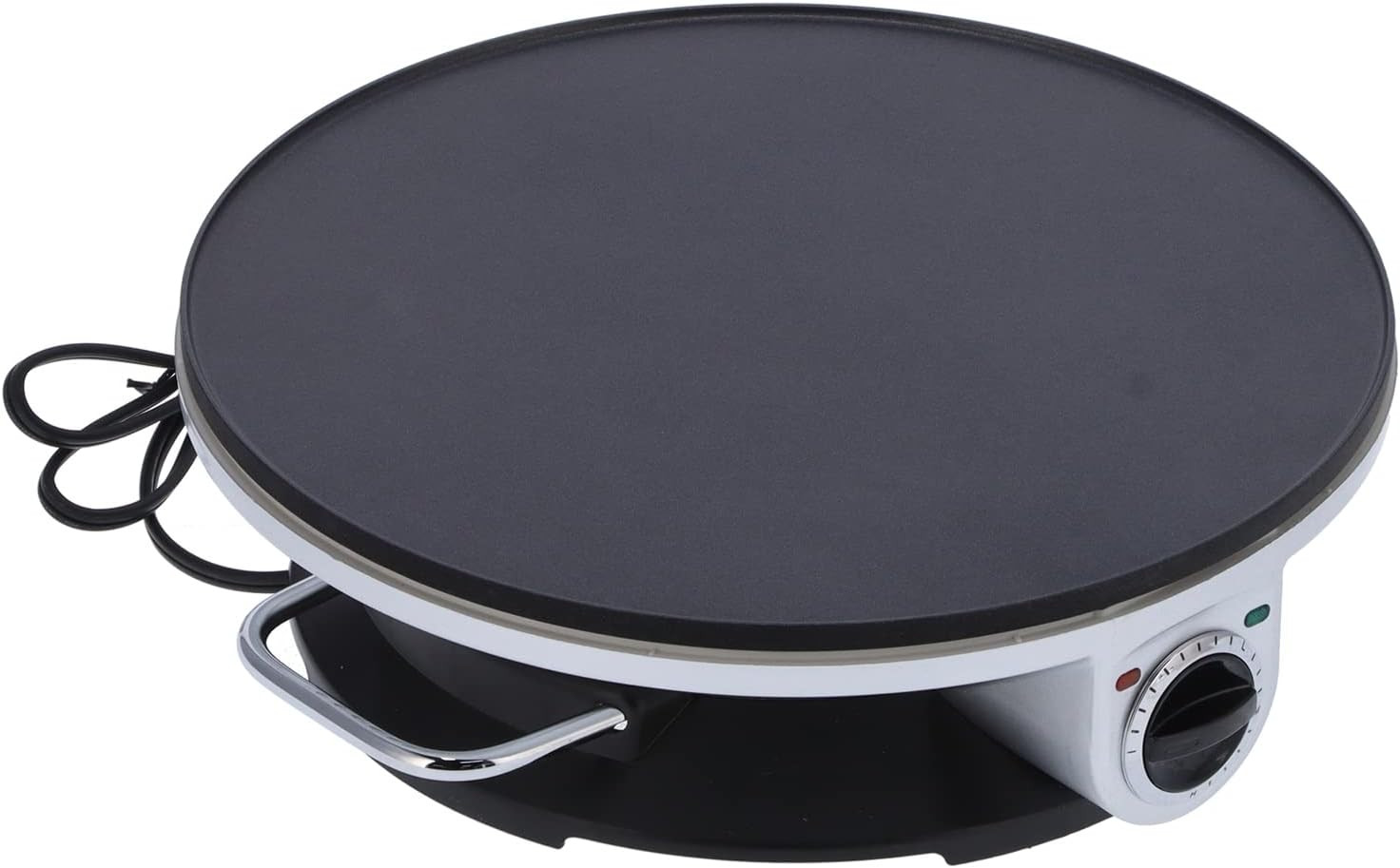 Non-Stick Electric Crepe Maker with Temp Control for Perfect Snacks