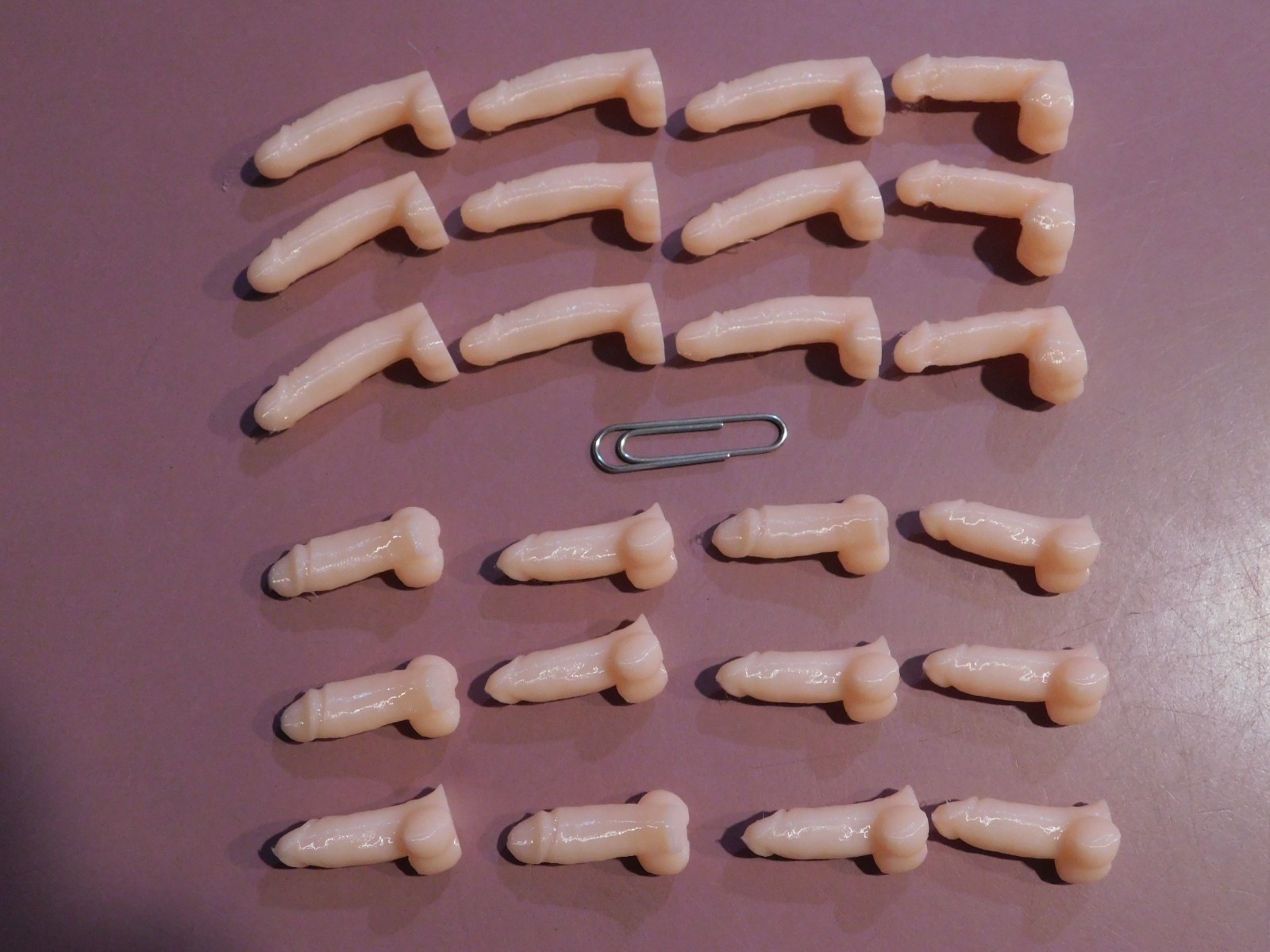 Dicks in a Bag 2 DOZEN DICKS Pliable Rubbery 12 FAT 12 LONGER 1 1/2 DECO BAGS x5