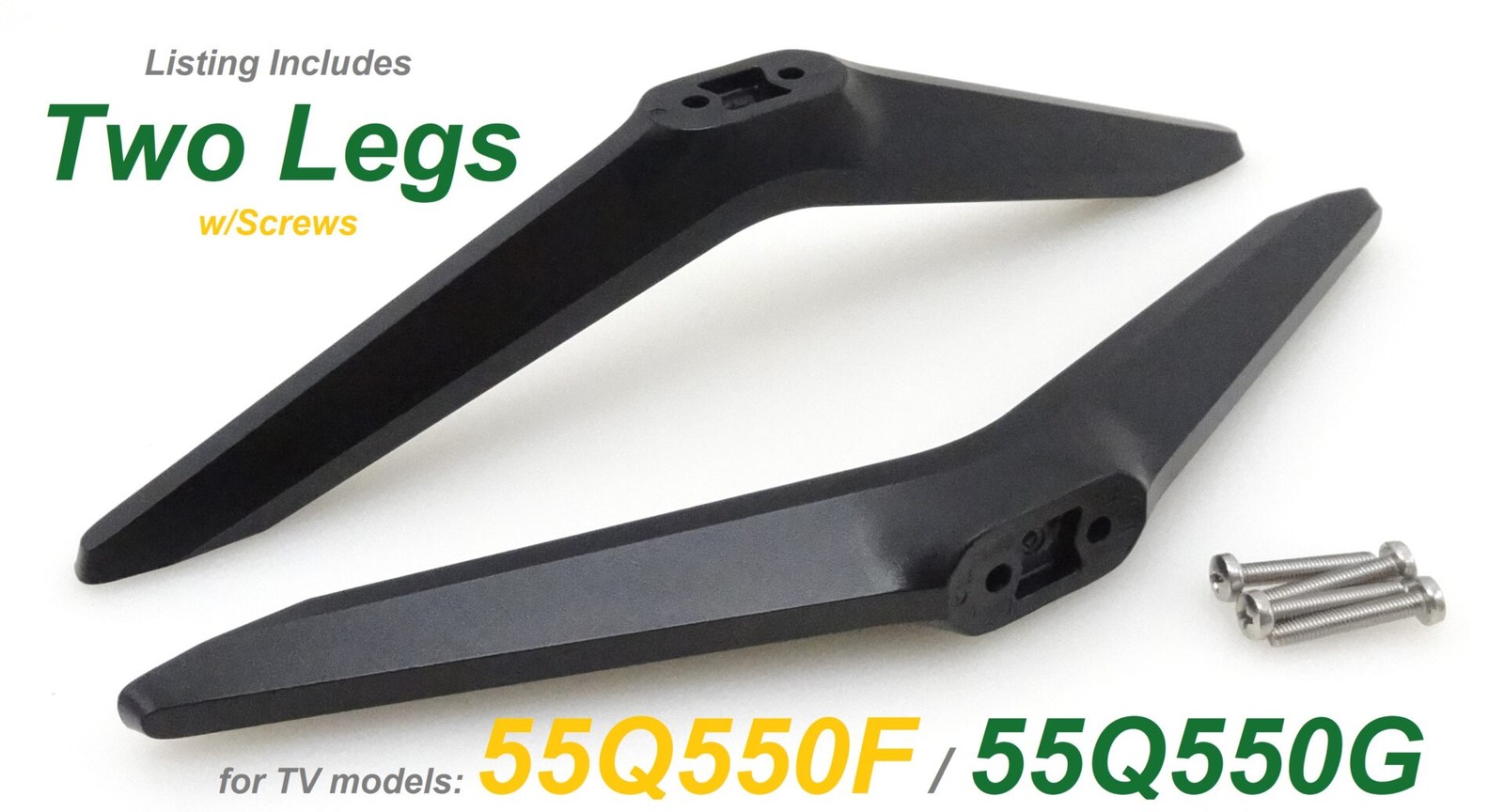 New TCL 55Q550F 55Q550G Stand Legs w/Screws