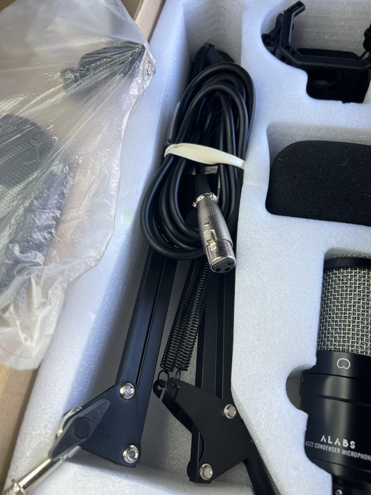 ALABS AC22 Condenser Microphone Set For Creators YouTube Streaming Podcast