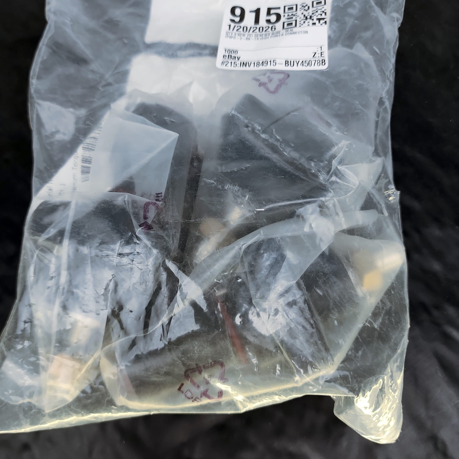 PEI GENESIS IPSPD-2-BK-T8 SURE-SEAL High Power Connector NEW Lot of 3 ⚡