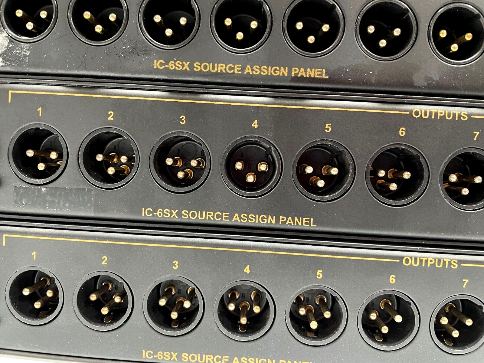 Audiocom IC-6SX Source Assign Panel #2454 (One)THS