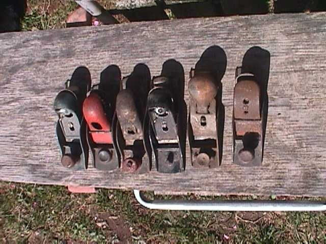 RUSTY WOOD BLOCK PLANE PARTS