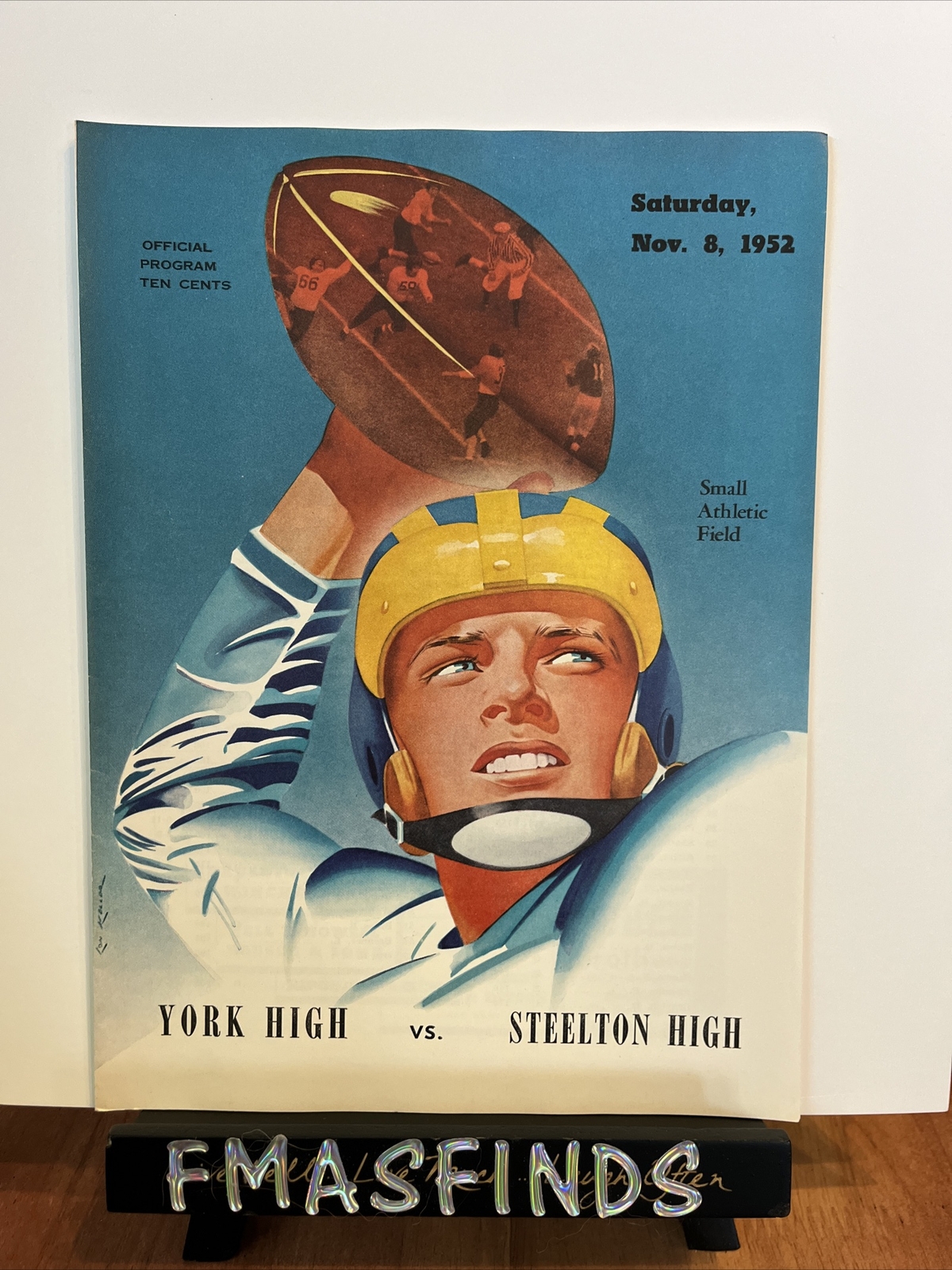 T1 1952 YORK PA vs STEELTON High School Football Program Pennsylvania Nov 8