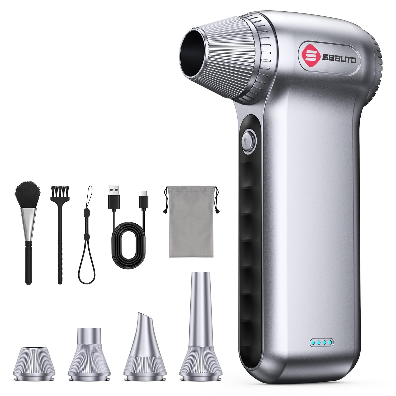 180000RPM Cordless Electric Air Duster 3 Speed Rechargeable PC Keyboard Cleaner